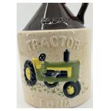 John Deere Ceramic Barn Cookie Jar, Frog Bank & Tractor Jug Bank