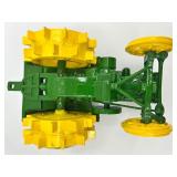 John Deere 1948 Model B Tractor Clock With Metal Trash Can