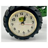 John Deere Farm Decor Thermometer & Tractor Clock Mixed Lot