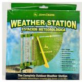 John Deere Weather Station & Decorative Flags Mixed Lot