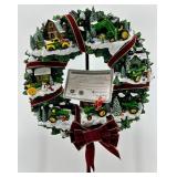 John Deere Illuminated Wreath 16 in Holiday Decor