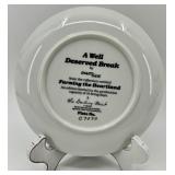 Danbury Mint Emmett Kaye Farming the Heartland Plates