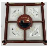John Deere Clock & Decorative Wagon Set