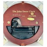John Deere Clock & Decorative Wagon Set