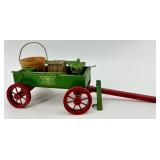John Deere Clock & Decorative Wagon Set