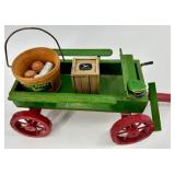 John Deere Clock & Decorative Wagon Set