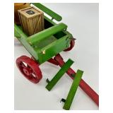 John Deere Clock & Decorative Wagon Set