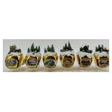 6 Christmas Bell Ornaments