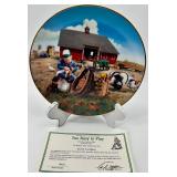 Danbury Mint Farm Collector Plates