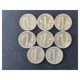 Mercury Silver Dimes