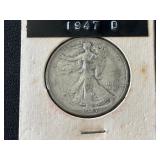 1947-D Walking Liberty Half Dollar