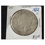 1922-S Peace Dollar