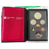 1985 Canada Proof Set Includes Silver Dollar