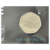 2019 Stephen Hawking 50 Pence