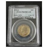 1974-S Washington Quarter Proof PCGS PR69 Deep Cameo