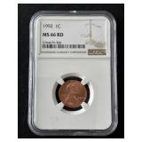 1992 Lincoln Cent NGC MS66 Red