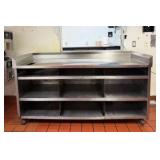 Stainless Steel Rolling Prep station