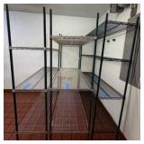 (3) 3-tier Wire Racks