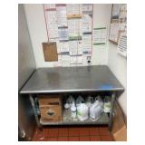 48' Stainless Steel Work Table