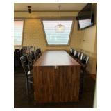 Table and 8 Exclusive Pizza Hut chairs