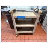 Rubbermaid 3-tier Utility Cart with Side Buckets