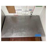 48' Stainless Steel Work Table