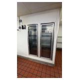 16' Walk-in cooler with (2) Side Reach-in Doors