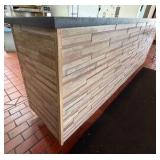 9 Foot Wood POS Counter