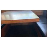 (2) Double-Back, Booth seats, (2) Single; 2 tables