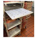 (2) NSF stainless steel utility racks/speed racks