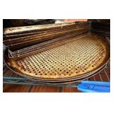 Perforated pizza disks, round and rectangle