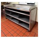 Stainless Steel Rolling Prep station