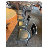 52' Round Table; (5) Exclusive Pizza Hut chairs