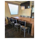 Table and 8 Exclusive Pizza Hut chairs