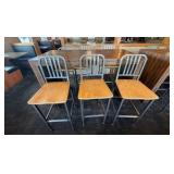 High Top Table and (6) Bar Stools