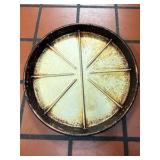 13 x 9 pizza pans;  13' round pizza pans
