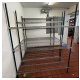 (3) 3-tier Wire Racks