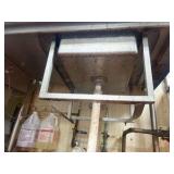 Left side stainless steel drain board; right-side sink