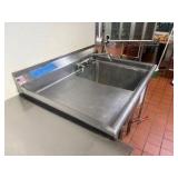 One-Compartment StS Deep Sink w/left-side drainboard