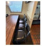 Table and 8 Exclusive Pizza Hut chairs