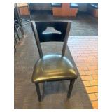 52' Round Table ;(5) Exclusive Pizza Hut chairs.