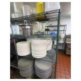Connected NSF 5-tier wire racks: