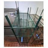 (1) 3-tier and (2) 4-tier Wire Racks