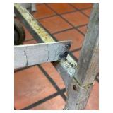 (2) NSF Rolling SS utility racks/speed racks