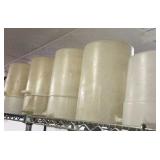Food prep containers, pizza disks, separators,