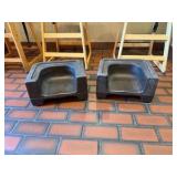 3 high chairs 2 booster seats