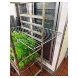 (2) NSF Rolling SS utility racks/speed racks