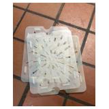 Food prep containers, pizza disks, separators,