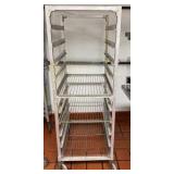 (2) NSF stainless steel utility racks/speed racks