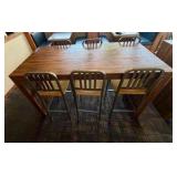 High Top Table and (6) Bar Stools